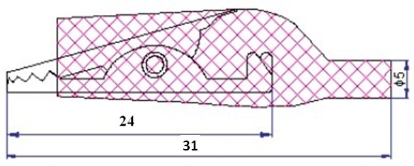 מחבר תנין לאלקטרוניקה